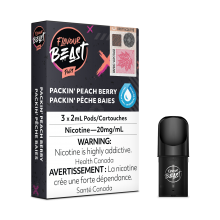 Juice Pod -- Flavour Beast Packin Peach Berry Pod Pack 20mg